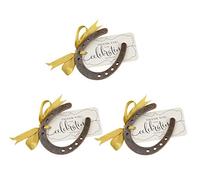 24 Pezzi Lucky Horseshoe Party Favors con Fench Nastri (Rame Antico)