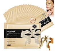 24 Pezzi Maschera Contorno Occhi in Oro 24K,Idratante Patch per Cura Della Zona occhi,Idratante al Collagene Maschera Occhi per maschile e femminile(90% di scelta)