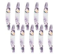 24 pezzi occhi di gatto unghie finte unghie artificiali scintillanti eleganti coperture complete incollate su unghie 3D farfalla stampa su unghie