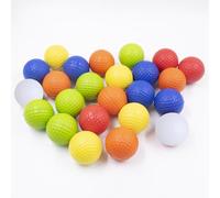 24 pezzi Palline da golf in schiuma 42mm Palla da Allenamento per Golf Sensazione realistica e volo limitato Foam Golf Balls per interni o esterni 6 colori