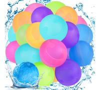 24 Pezzi Palloncini D'acqua Riutilizzabili, Gavettoni Riutilizzabili | Palloncini D'acqua Autosigillanti e Riempimento Rapido, Pallone D'acqua Non Magnetico per All'aperto, Giardini,Spiaggia Feste