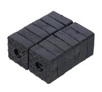 24 Pezzi Piedini per Mobili in Gomma Nera, Protezione Pavimenti | Superficie Testurizzata in Silicone, Riduzione del Rumore, per Gambe di Tavolino e Basi Libreria