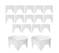 24 pezzi Protective Round | Plant Rings For Outdoor | Separate Rock and Soil Grow Rings | Deep Watering Circular Landscape Edging For Garden Balcony Courtyard Greenhouse Tomato Pepper Flower