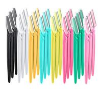 24 Pezzi Rasoio per Sopracciglia Trimmer per Rasoio con Copertura di Precisione (Multicolore A)