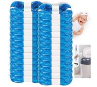 24 Pezzi Ricarica Mangiapannolini, Sacchetti Mangiapannolini Compatibile con Maialino Foppapedretti Angelcare Tommee Tippee Twist & Click Simplee Tec Litter Locker