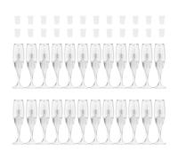 24 pezzi/set di tubi di lucidalabbra vuoti 8 contenitori per lucidalabbra contenitore bicchiere di vino a forma di rossetto tubi bottiglie di campione ricaricabili