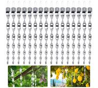 24 Pezzi Spaventapasseri,Antipiccioni per Balconi,Dissuasori per Uccelli,Spaventa Piccioni da Balcone per Balconi e Giardini