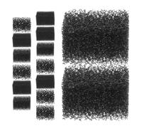 24 Pezzi Spugna per Make-up Tematico Nero per Halloween e Cosplay | Tre Texture di Pori, Bordi Arrotondati, Forma Stabile Dopo Uso Umido Ripetuto, per Barbe e Ferite
