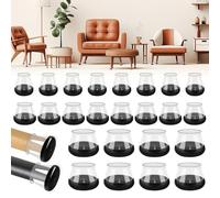 24 Pezzi Tappi Sedie Silicone, 14-36mm Gommini per Sedie, Elastiche Protezione per Gambe Delle Sedie, Piccolo Silicone Tappini per Gambe Sedia