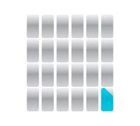 24 Piastre Metalliche Adesive per Supporti Magnetici, Strisce da 2,36x1,18 Pollici con Supporto Adesivo per Magneti su Prese D'Aria Non In Acciaio