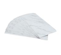 24 piastrelle autoadesive, effetto pietra bianca, in PVC, 60 x 30 cm, impermeabili, per cucina, bagno e soggiorno, per ristrutturazione fai da te senza colla, set da 4,32 m²