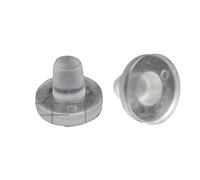 24 piedini in gomma morbida trasparente for sedie e tavoli, con inserti in gomma antiscivolo, protezione for pavimento antirumore(F 18mm)