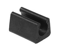 24 piedini per sedia in plastica, a forma di U, diametro 12 mm, nero, per sedie tubolari in acciaio…