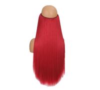 24 Pollici Filo Invisibile Nessuna Clip In Extension Per Capelli Linea Di Pesce Segreta Pezzo Di Capelli Extension Per Capelli Lisci E Ricci Per Donne