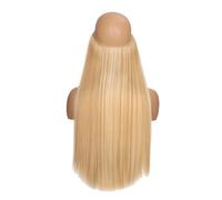 24 Pollici Filo Invisibile Nessuna Clip In Extension Per Capelli Linea Di Pesce Segreta Pezzo Di Capelli Extension Per Capelli Lisci E Ricci Per Donne