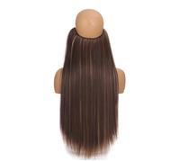 24 Pollici Filo Invisibile Nessuna Clip In Extension Per Capelli Linea Di Pesce Segreta Pezzo Di Capelli Extension Per Capelli Lisci E Ricci Per Donne