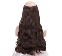 24 Pollici Filo Invisibile Nessuna Clip In Extension Per Capelli Linea Di Pesce Segreta Pezzo Di Capelli Extension Per Capelli Lisci E Ricci Per Donne