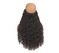 24 Pollici Filo Invisibile Nessuna Clip In Extension Per Capelli Linea Di Pesce Segreta Pezzo Di Capelli Extension Per Capelli Lisci E Ricci Per Donne