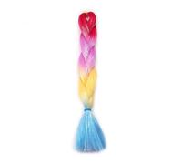 24 pollici sintetico intrecciare i capelli mix tinsel bling bling rosso colore di Natale estensioni dei capelli sintetici trecce jumbo(MT4 25)