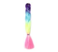 24 pollici sintetico intrecciare i capelli mix tinsel bling bling rosso colore di Natale estensioni dei capelli sintetici trecce jumbo(MT4 23)