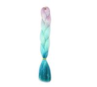 24 pollici sintetico intrecciare i capelli mix tinsel bling bling rosso colore di Natale estensioni dei capelli sintetici trecce jumbo(MT3 13)