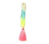 24 pollici sintetico intrecciare i capelli mix tinsel bling bling rosso colore di Natale estensioni dei capelli sintetici trecce jumbo(MT4 35)