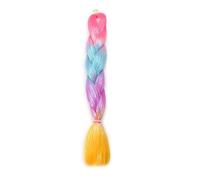 24 pollici sintetico intrecciare i capelli mix tinsel bling bling rosso colore sintetico estensioni dei capelli jumbo trecce(MT4 16)