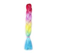 24 pollici sintetico intrecciare i capelli mix tinsel bling bling rosso colore sintetico estensioni dei capelli jumbo trecce(MT4 28)