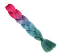 24 pollici sintetico Jumbo capelli Ombre Box trecce lunghe for le donne stile festa capelli blu alta temperatura(3 40)