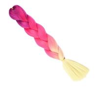 24 pollici sintetico Jumbo capelli Ombre Box trecce lunghe for le donne stile festa capelli blu alta temperatura(3 31)