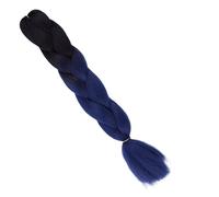 24 pollici sintetico Jumbo capelli Ombre Box trecce lunghe for le donne stile festa capelli blu alta temperatura(2 16)