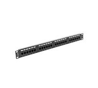 24-Port Utp Category 6 Patch Panel Lanberg Ppu6-1024-B NUOVO