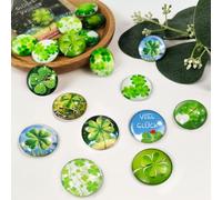 24 portafortuna a quadrifoglio, Capodanno, portafortuna e decorazione da tavolo e regali per gli ospiti, portafortuna per Capodanno, piccoli regali per Natale, Capodanno, pensierino per la famiglia