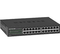 24 Porte Gigabit Switch Ethernet Non Gestito (GS324) - Montaggio a Tavolo, a Par