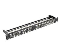 24 Porte Patchpanel di rete Renkforce Modulo Keystome 24x 45° Keystone Non