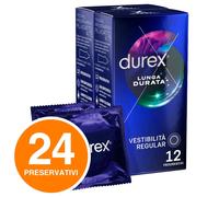 24 DUREX PERFORMA Preservativi lubrificati ritardante prolunga il piacere CONF