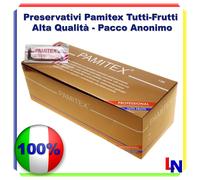 24 PROFILATTICI PRESERVATIVI CONDOM TUTTIFRUTTI PAMITEX - PACCO ANONIMO