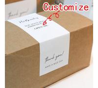 24 pz/120 pz Adesivi personalizzabili, design personalizzato, adatti per aderire a fascicoli di lavoro, biglietti di auguri, confezioni di dolci, scatole per gioielli, buste, scatole regalo, borse del