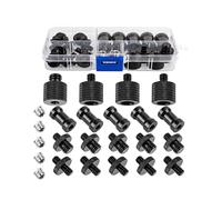 24 Pz Adattatore per Treppiede per Fotocamera, Convertitore Filettato da 1/4 A 3/8 per Treppiede per Fotocamera DSLR, Piastra di Rilascio Rapido