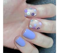 24 pz Chiodi Artificiali Dolci Piazza Breve Coprire Falso Bastone Lucido