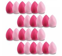 24 pz di Spugnette Trucco Lavabili, Fondotinta Spugnetta, Trucco Make up Ottimo per Liquidi, Creme e Polveri, Multi Colore Trucco Spugna Makeup, Blender
