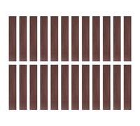 24 pz piastrelle adesive per pavimento 36x6" PVC effetto legno, rosso