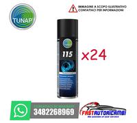24 PZ PULITORE DISCHI FRENI TUNAP 115 DETERGENTE SGRASSANTE AUTO MOTO 500 ML
