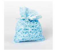 24 PZ. SACCHETTI RETE ORGANZA PORTA CONFETTI MATRIMONIO BATTESIMO BOMBONIERA