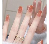 24 pz/scatola farfalla fiocco indossabile premere sulle unghie finte punte nail art facile da applicare e rimuovere matrimonio nail art