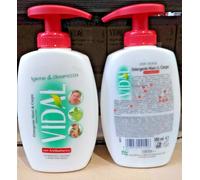 24 pz Vidal Sapone Liquido Mani & Corpo Igiene Sicurezza 300ml