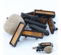 24 riflettori per pedali della bicicletta, con riflettore posteriore per una riflessione chiara e luminosa su strade di notte (4 pezzi)