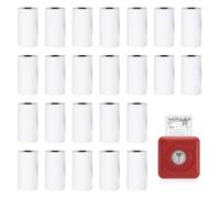 24 Rotoli di Carta Termica,Carta Fotografica Mini Stampante da 57 X 30 mm,Carta Termica per Macchina Fotografica Bambini,Ricarica per Fotocamera per Bambini,Carta per Stampa Termica Istantanea, Bianca