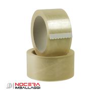 24 ROTOLI NASTRO ADESIVO SILENZIOSO TRASPARENTE 50X132, SCOTCH IMBALLAGGI PACCHI