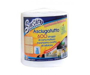 24 ROTOLONI DI CARTA BOBINE ASCIUGATUTTO 1200 STRAPPI (14.400 TOTALI) RESISTENTE